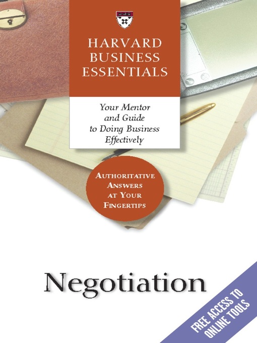 Title details for Negotiation by Harvard Business Review - Available